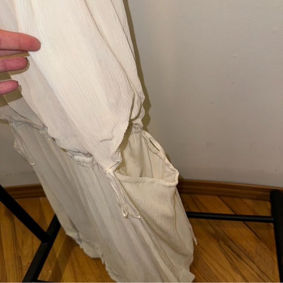 ADEAM WHITE LONG DRESS WITH CUTOUTS SAMPLE SIZE - Picture 5 of 16